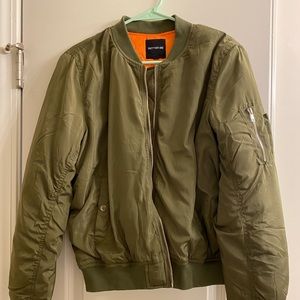 Olive Bomber Jacket